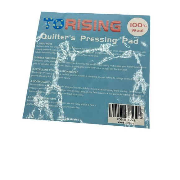 Torising Quilters‎ Pressing Pad 100% Wool Sewing Crafts Pressing - Picture 2 of 4